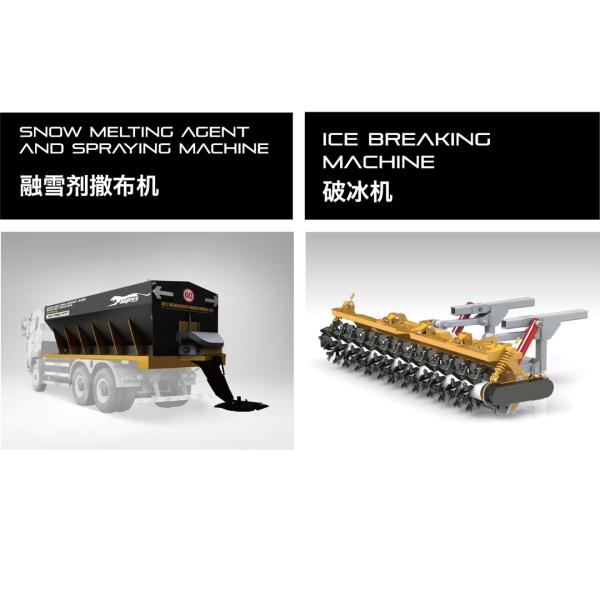 6x4 Multi Purpose 6m3 12m3 Ice Breaker Snow Removal Truck