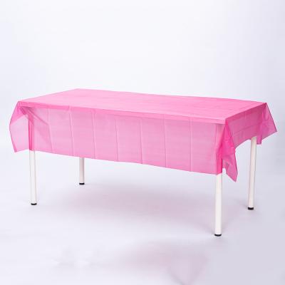 4ft 6ft 8ft Party Table Cloths Pink Plastic Tablecloth Custom Made
