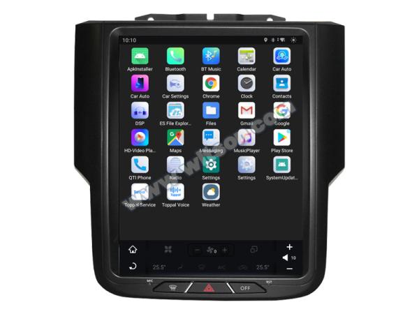 9.7  pantalla Tesla Vertical Android pantalla para Dodge Ram 1500 2500 3500 2011-2018 Multimedia de automóviles Stereo GPS Carplay Player