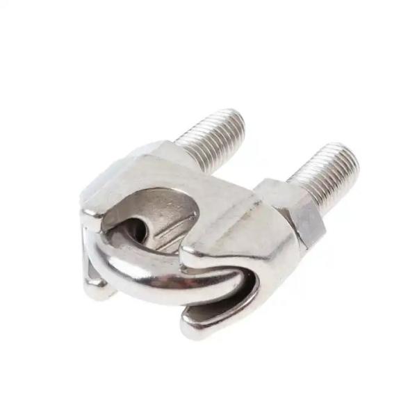 Adjustable Stainless Steel Wire Rope Clamp Electro Galvanized For Metal Riggings