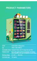 Produtor de máquina de venda automática de 120 espécies Refrigeração e aquecimento