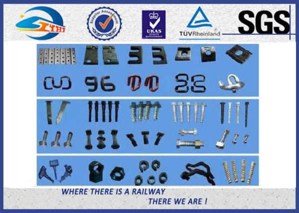 TUV OEM Rail Fastening System With 60Si2MnA  HDPE Rubber Material