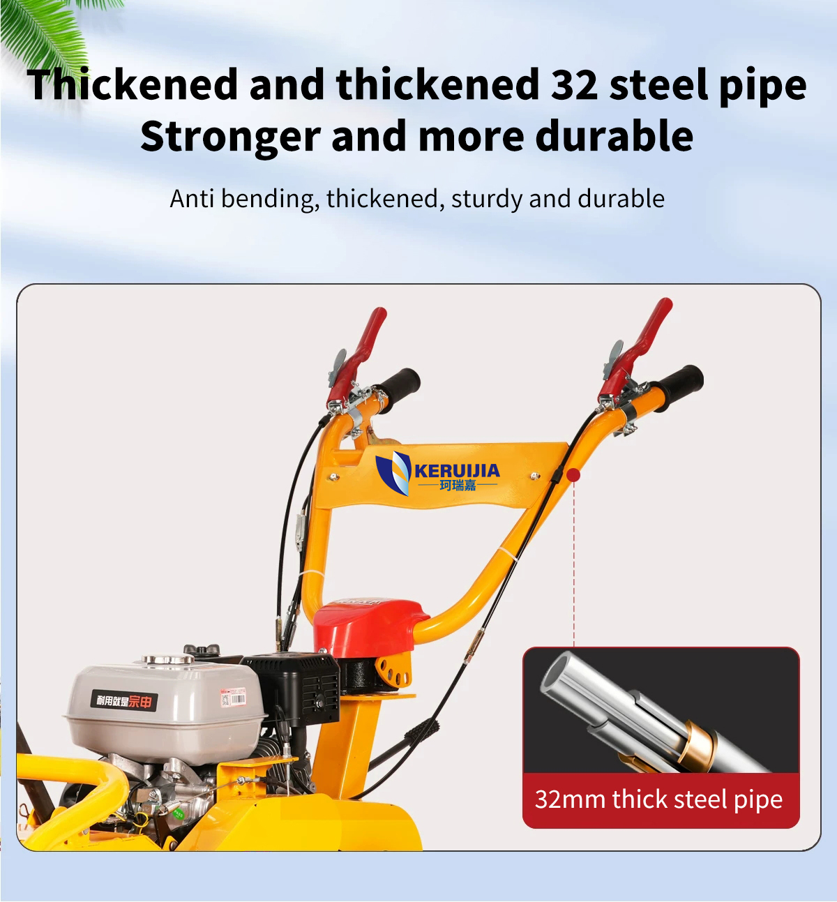Weeding machine Micro-tiller Agricultural Small Multi-functional Gasoline Hand-held Cultivated Land Loosening Machine