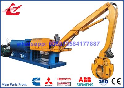 WANSHIDA Scrap Metal Recycling Metal Baler 3m Chamer With PLC Control System Equipment