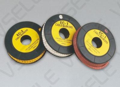 EC Type Industrial Cable Ties Cable Marker Digital Letter Flexible Print Sleeve Label Network