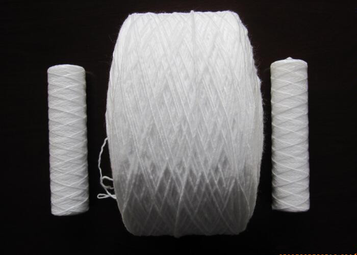 Raw White Ring Spun 100 Polypropylene PP Thread Yarn 0.8g- 1g / m Medical Usages