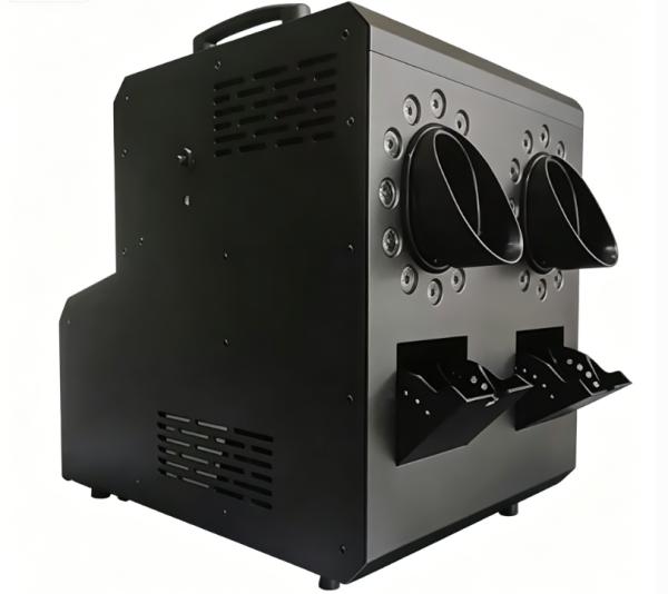 LED Smoke Bubble Blaster with 2000W Power DMX512 Control and 50-60 m² Coverage for Indoor Outdoor Events