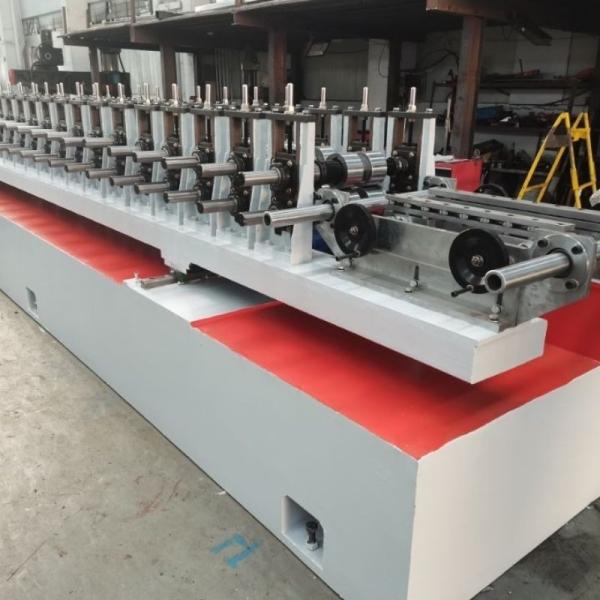 Drywall Stud And Track Roll Forming Machine 0.3-1.2mm 40-160mm Changeable Metal Ceiling Systems