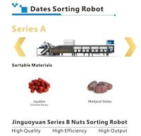 Machine de tri de dattes alimentée par la technologie d'apprentissage profond Haute précision 8 voies 8 sorties 2.4-2.6T/H Numérisation rotative à 360°