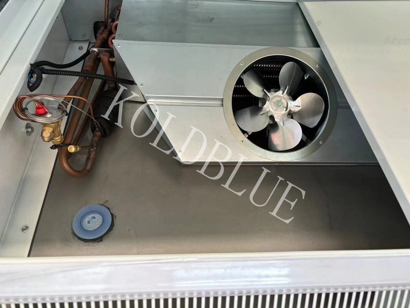 2500mm Commercial Multideck Open Chiller for Supermarket Fresh Food Display