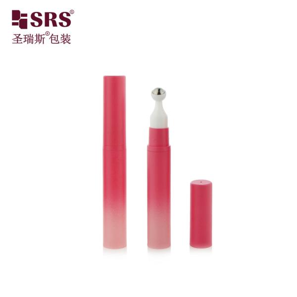 AS Plastic Bottle ABS Cap 304 Stailess Steel Ball Airless Roller Ball Bottle For Customization Needs
