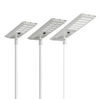 Aluminum All in One Outdoor LED Solar Street Light Intelligent Solar Charge Controller for 3-5 Rainy Days Lighting Time