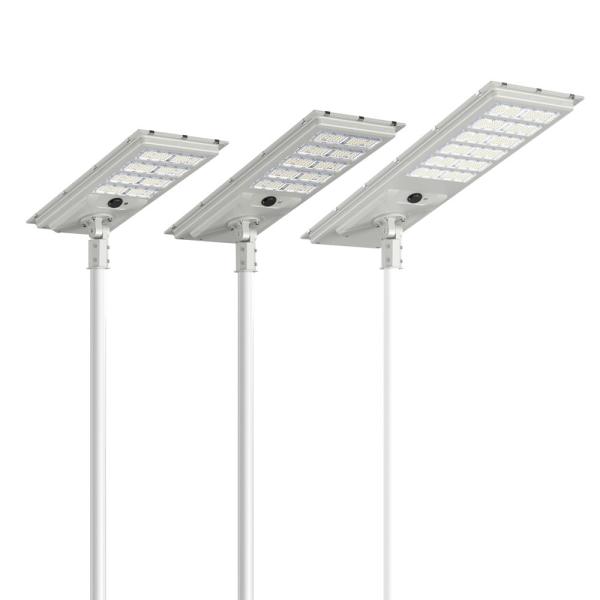 Aluminum All in One Outdoor LED Solar Street Light Intelligent Solar Charge Controller for 3-5 Rainy Days Lighting Time