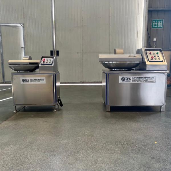Food Grade Electricity Bowl Cutter Machine For Processing Meat And Chopped Vegetables Safely