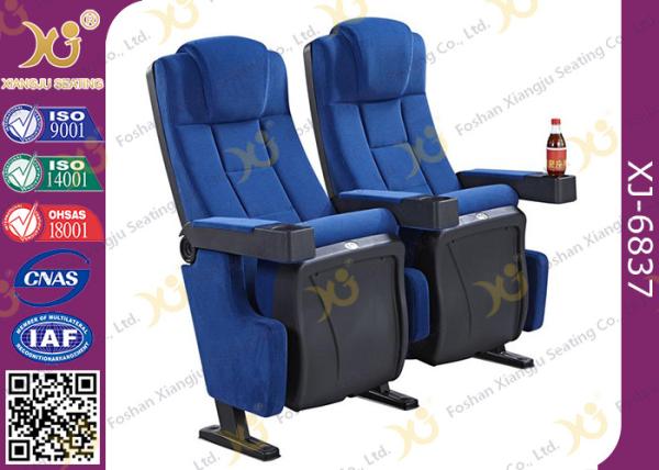 Red Foldable Auditorium Theater Seating Chairs Used Movie Cinema Seats Fixed Backs