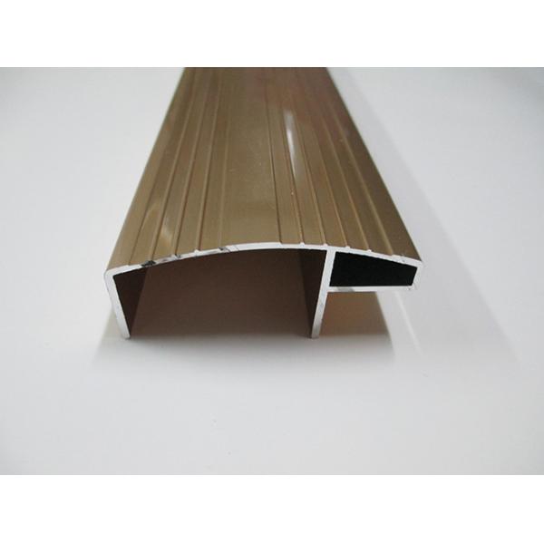 Shinning Golden Electrophoresis Aluminum Kitchen Profile Upmarket Customized