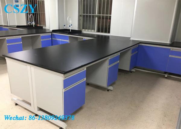 Smooth Heavy Duty Chemistry Laboratory Table Anti Corrosive