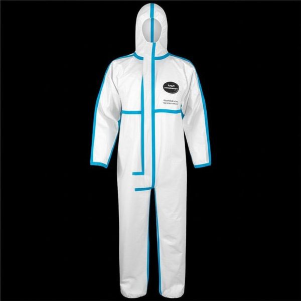 Front Protective Coverage Chemical Protective Suit Providing OSHA ANSI AS ANZS Certified Protection Against Chemical Hazards