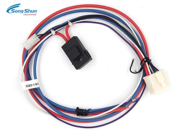 Bare Copper Electrical Harness Assembly 6Pin - AMP 4.14mm Connector 2Pin 5A Fuse