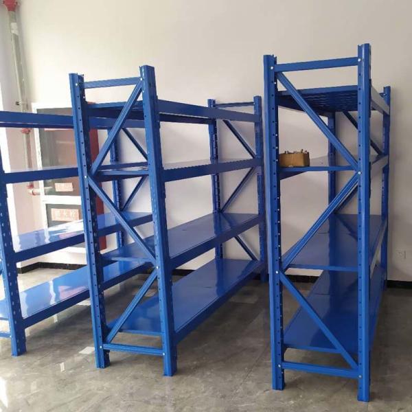 Warehouse Assembly Required Industrial Metal Shelving In Black For Customized Needs