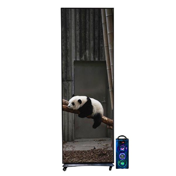 1200 nits 45mm Mirror Led Poster Video Display 3 Years Warranty For Car Showrooms