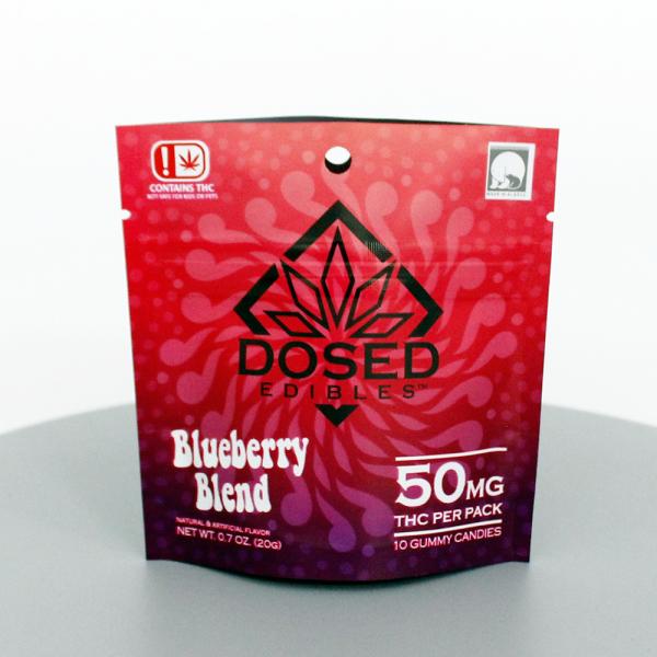 Custom Printed CBD Gummies Packaging Mylar Bags Food Edible Foil Standing Pouch