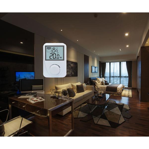 Riseem 230V LCD Display Omron Relay Wired Room Non-programmable Thermostat For Boilers