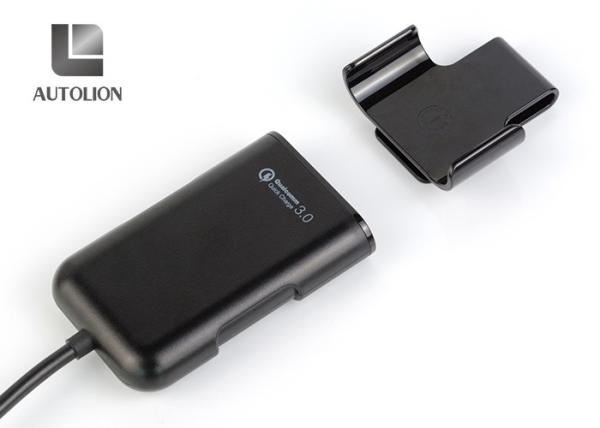 Micro 4 Port Wireless Car Charger , Wireless Dual Usb Car Charger For Mobiles