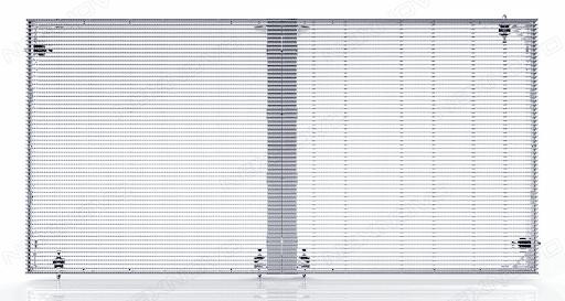 TOPLED 800-1500CD brightness glass Transparent led display screen P3.91-7.81 indoor