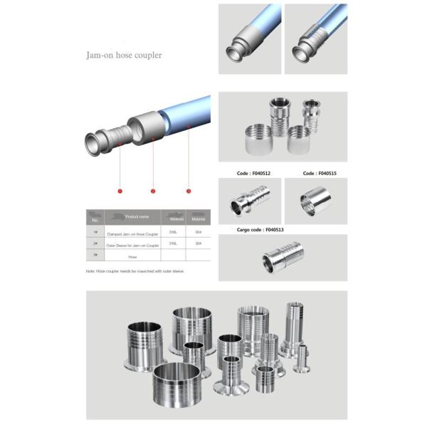 Шлангое соединение нержавеющей стали, переходника SS304 Ferrule, DN25, 1 ДЮЙМ для трубопровода