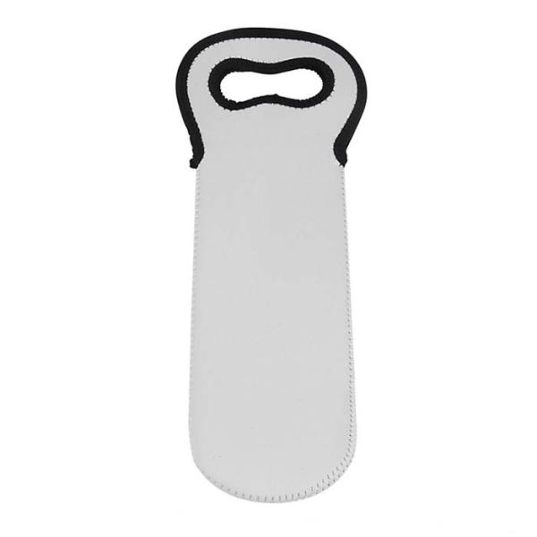 Custom Sublimation Wine Bag Portable Insulated Neoprene Bottle Sleeve Wine Bottle Tote