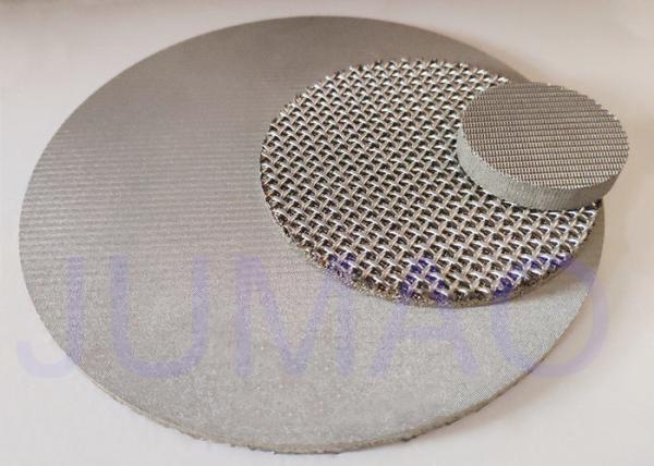 Stainless Steel Sintered Filter Disc 5-3000mm Diameter For Pharmacy Industry