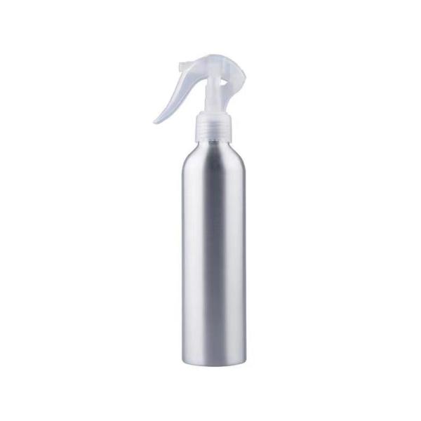 100ml 150ml 250ml Silver Anodized Aluminum Bottle Cosmetic Packaging Aluminum Bottle