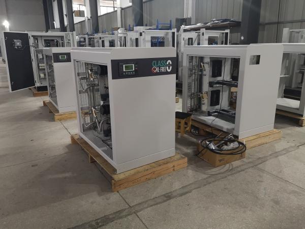 3.7 KW 5bar 8bar double scroll air compressor for European market with safety equipment