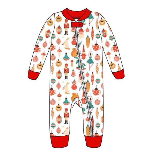 girls  printing dress baby christmas red frock A-line dress christmas sets