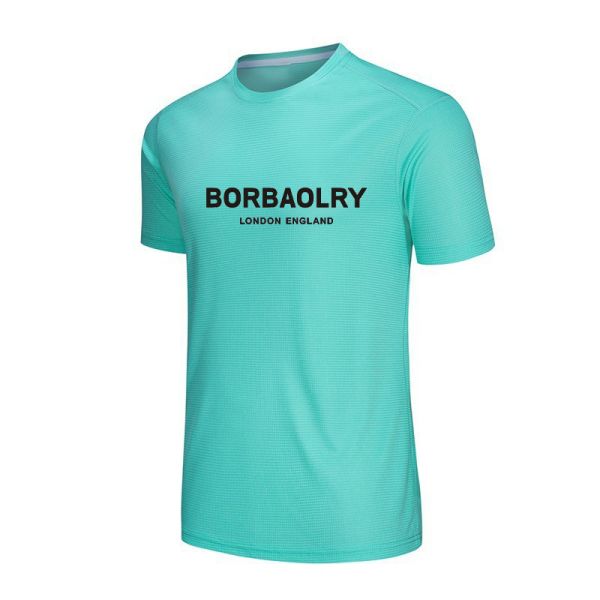 Hot Selling Personalized Blain Round Neck T-shirt Drying Fit T Printed Tee Shirts With logo Customize