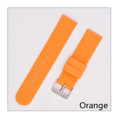 Cabeça lisa esperta anti 18mm suado 20mm da correia de relógio do silicone do pulso 22mm 24mm