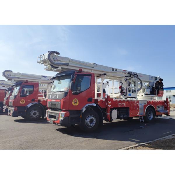 Shanghai Jindun 320kw/Hp 70m Aerial Tower Fire Truck