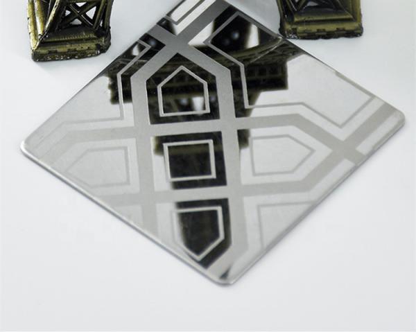 0.5mm 1.2mm Thickness Etched Stainless Steel Sheet Rustproof Durable