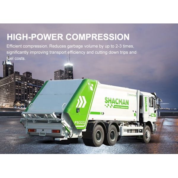 Medium Scale Compressed Garbage Trucks Large Scale Medium Sized Garbage Trucks