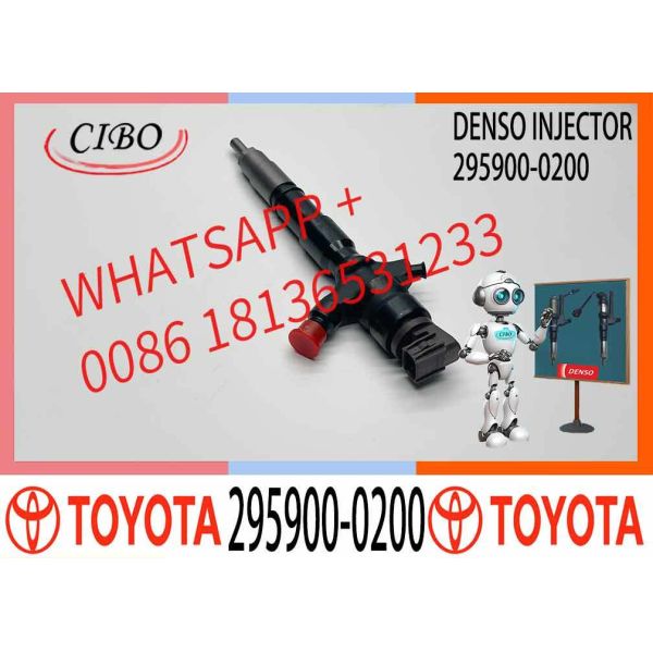Fuel Injector 23670-30440 23670-39435 295900-0200 295900-0250 for Toyota Dyna 3.0d 173hp 1KD-FTV D4D TOYOACE