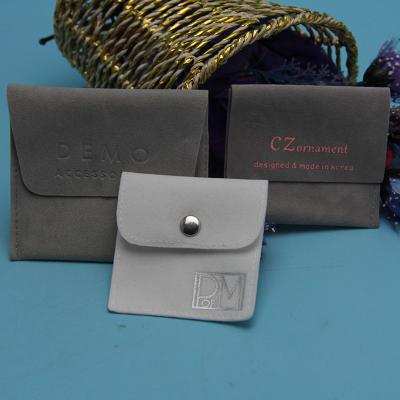 Small Exquisite Travel Jewelry Pouch , Envelope Velvet Jewellery Bag With Flap