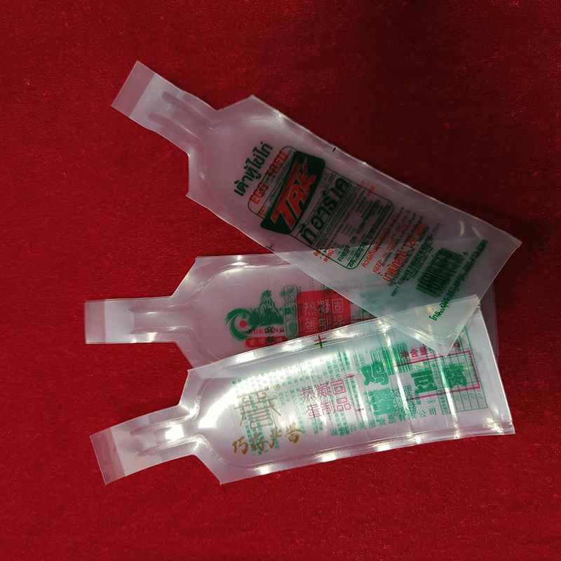 Large Capacity Double Heat Seal Transparent PE Eqg Tofu Tube 370g 400g Retort Grade