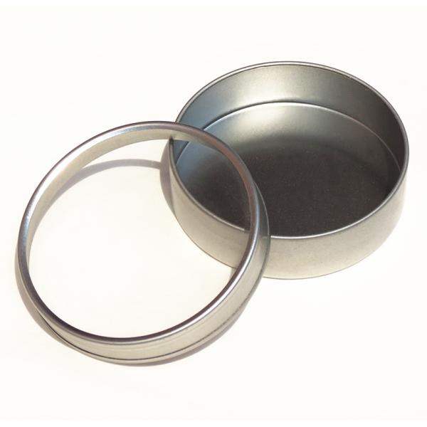 Promotion fancy round tin can Metal Round Candle Jar tin Box With clear Window