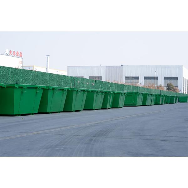 Custom Metal Skip Bin 3 - 8 Cubic Metre Skip Bin Industrial Waste Garbage Bin