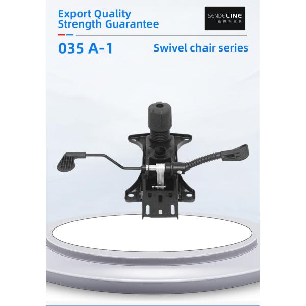 Gas Lift Iron Office Chair Mechanism Adjustable Seat Tilt 45 Degrees Free Lift