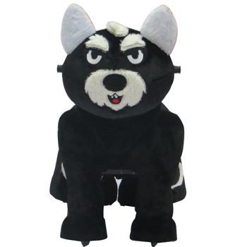 Medium plush electric toy car / small animal plush car / simulation animal car