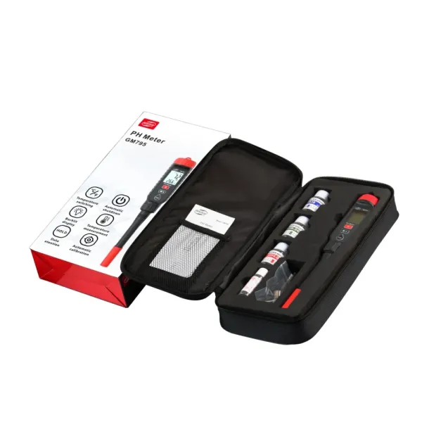 LCD Backlight Display Portable Digital PH Meter for Accurate Water Quality Testing