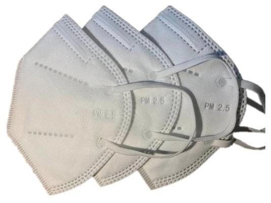 Anti - Haze Non Woven Kn95 Respirator Masks Single Use With Soft Nose Cushion