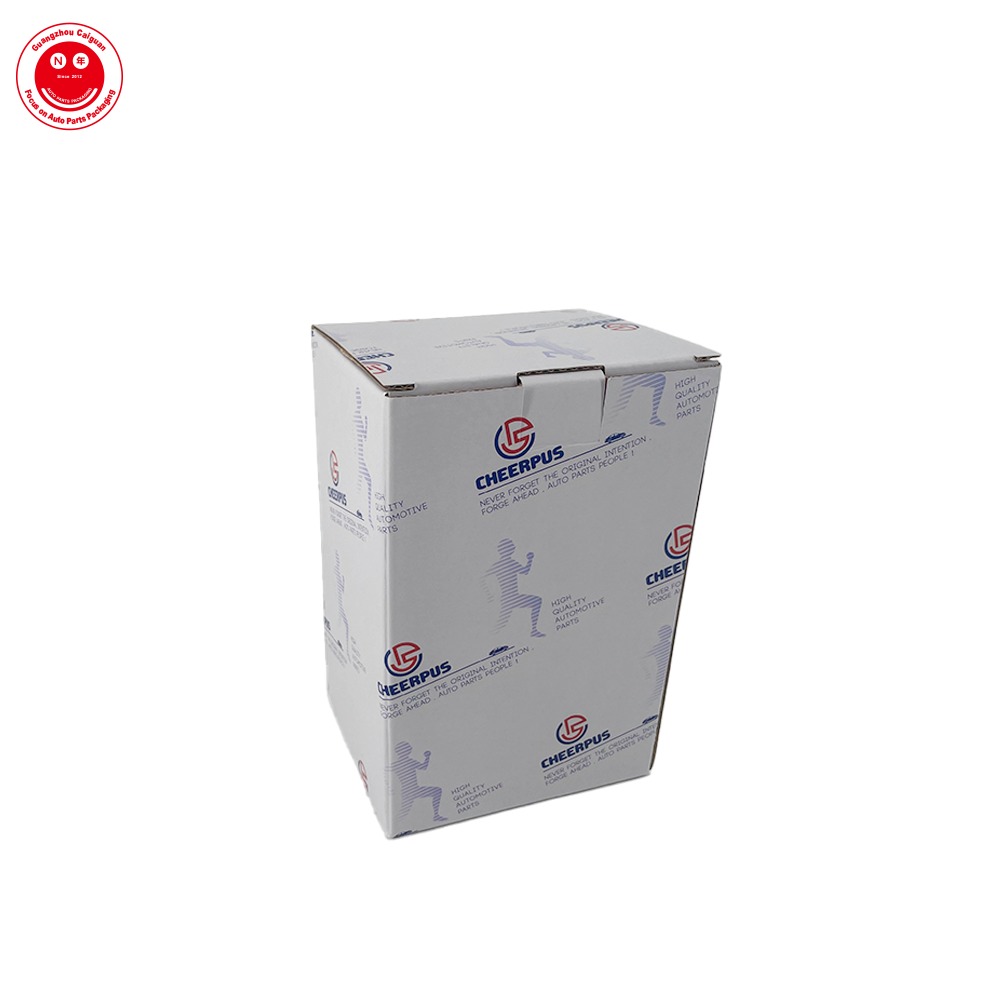 New Original Custom Shipping Packaging Box Corrugated Board with Embossed Matt Lamination Logo Mailbox Packaging